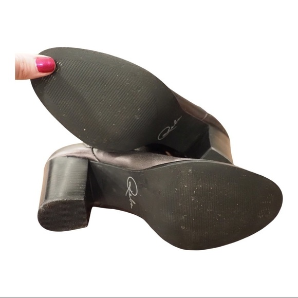 Reba sz 7 Zari leather studded metallic booties - Picture 11 of 15